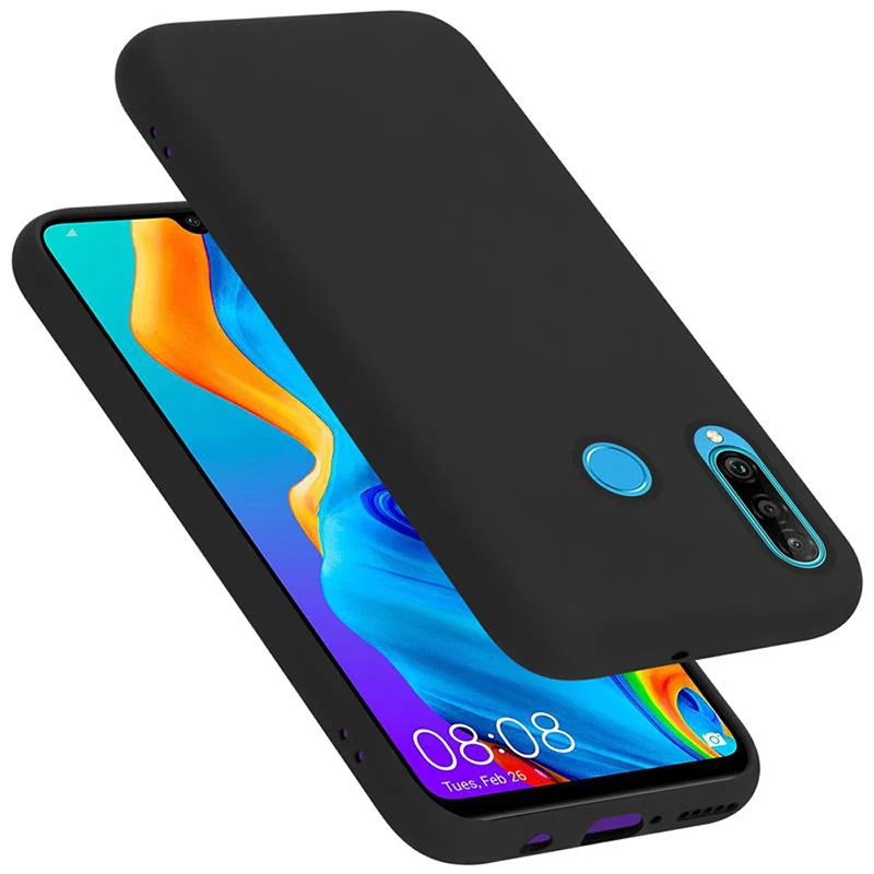 Cadorabo Hülle kompatibel mit Huawei P30 LITE Schutzhülle aus flexiblem TPU Silikon
