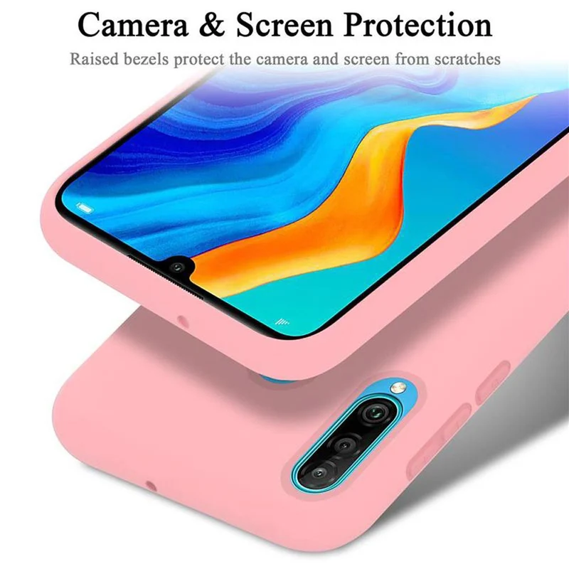 Cadorabo Hülle kompatibel mit Huawei P30 LITE Schutzhülle aus flexiblem TPU Silikon
