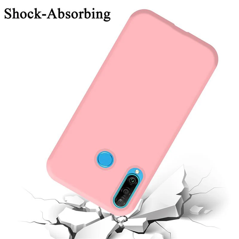 Cadorabo Hülle kompatibel mit Huawei P30 LITE Schutzhülle aus flexiblem TPU Silikon