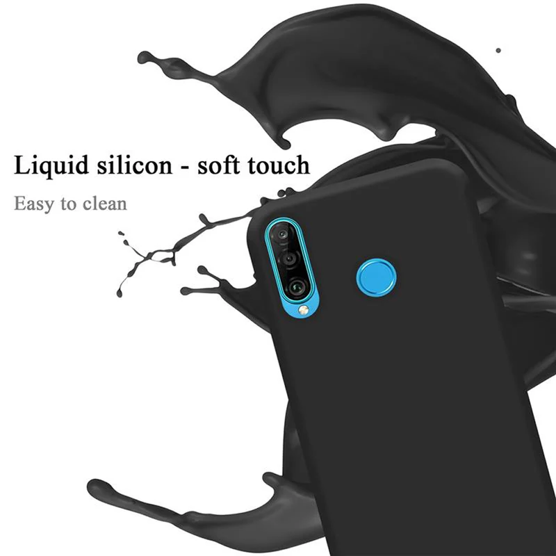 Cadorabo Hülle kompatibel mit Huawei P30 LITE Schutzhülle aus flexiblem TPU Silikon