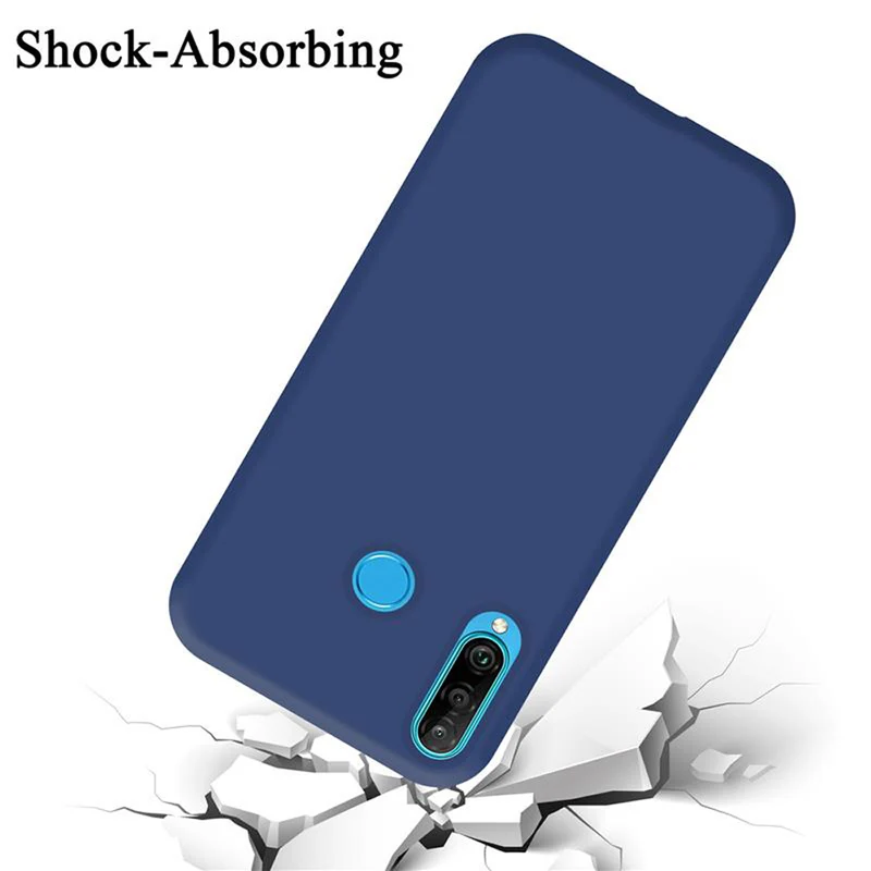 Cadorabo Hülle kompatibel mit Huawei P30 LITE Schutzhülle aus flexiblem TPU Silikon