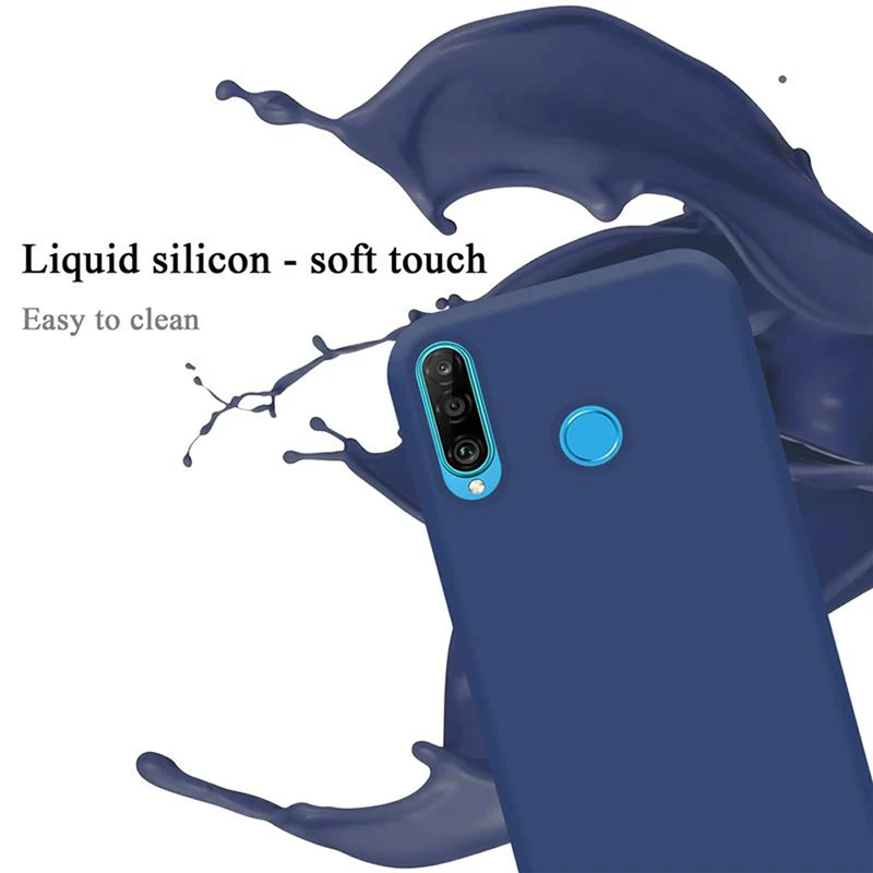 Cadorabo Hülle kompatibel mit Huawei P30 LITE Schutzhülle aus flexiblem TPU Silikon