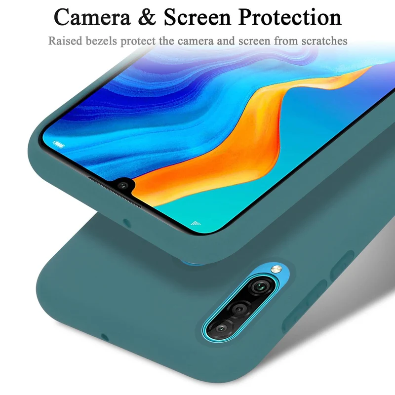 Cadorabo Hülle kompatibel mit Huawei P30 LITE Schutzhülle aus flexiblem TPU Silikon