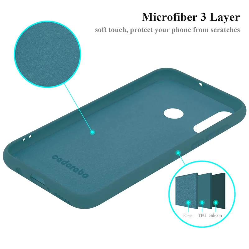 Cadorabo Hülle kompatibel mit Huawei P30 LITE Schutzhülle aus flexiblem TPU Silikon