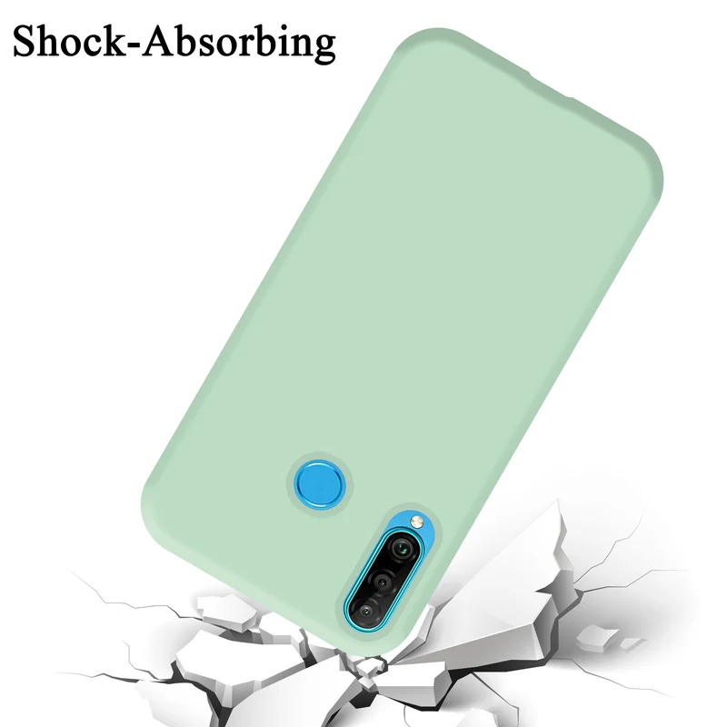 Cadorabo Hülle kompatibel mit Huawei P30 LITE Schutzhülle aus flexiblem TPU Silikon