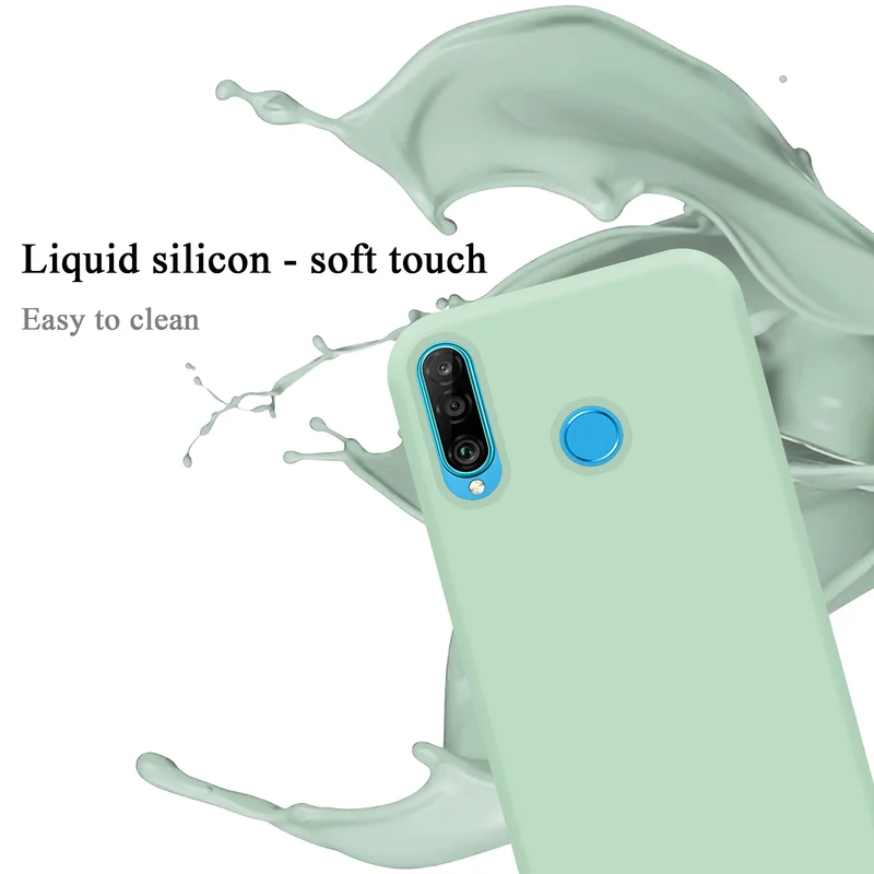 Cadorabo Hülle kompatibel mit Huawei P30 LITE Schutzhülle aus flexiblem TPU Silikon