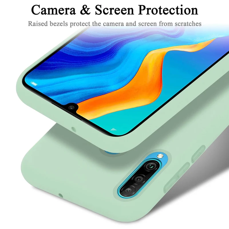 Cadorabo Hülle kompatibel mit Huawei P30 LITE Schutzhülle aus flexiblem TPU Silikon