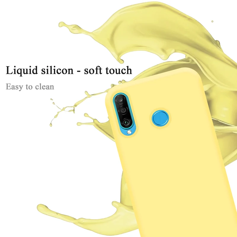 Cadorabo Hülle kompatibel mit Huawei P30 LITE Schutzhülle aus flexiblem TPU Silikon