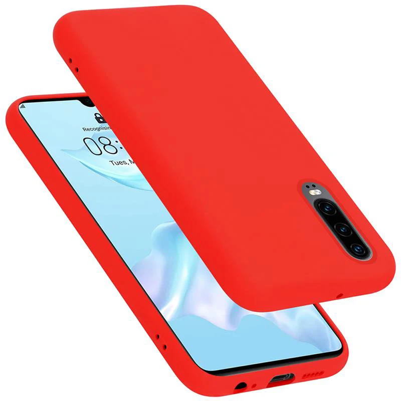 Cadorabo Hülle kompatibel mit Huawei P30 Schutzhülle aus flexiblem TPU Silikon