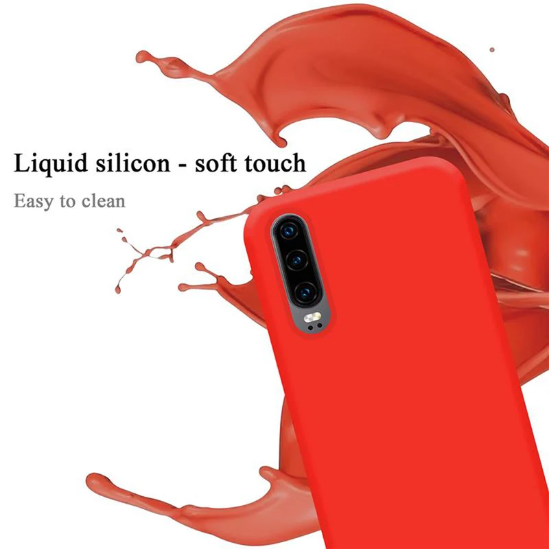 Cadorabo Hülle kompatibel mit Huawei P30 Schutzhülle aus flexiblem TPU Silikon