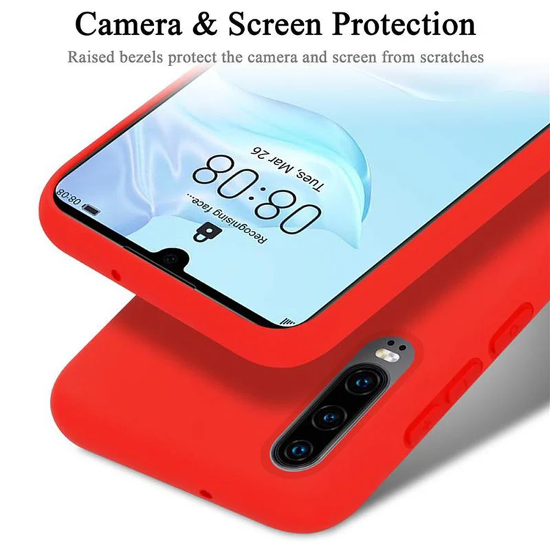 Cadorabo Hülle kompatibel mit Huawei P30 Schutzhülle aus flexiblem TPU Silikon