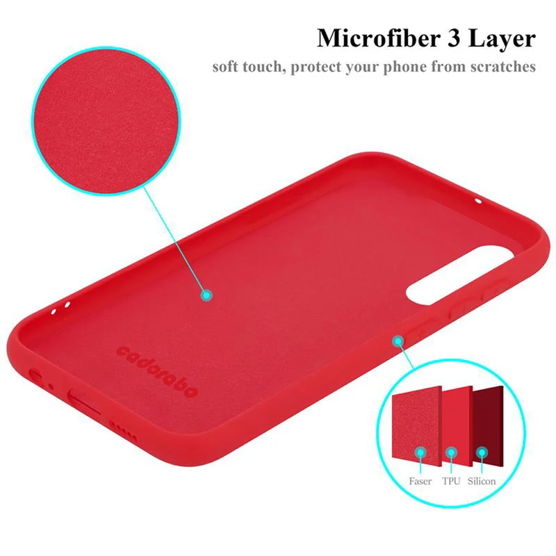 Cadorabo Hülle kompatibel mit Huawei P30 Schutzhülle aus flexiblem TPU Silikon