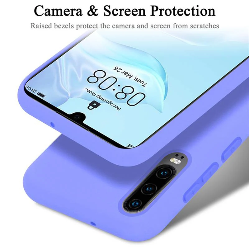 Cadorabo Hülle kompatibel mit Huawei P30 Schutzhülle aus flexiblem TPU Silikon