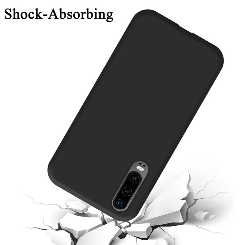 Cadorabo Hülle kompatibel mit Huawei P30 Schutzhülle aus flexiblem TPU Silikon