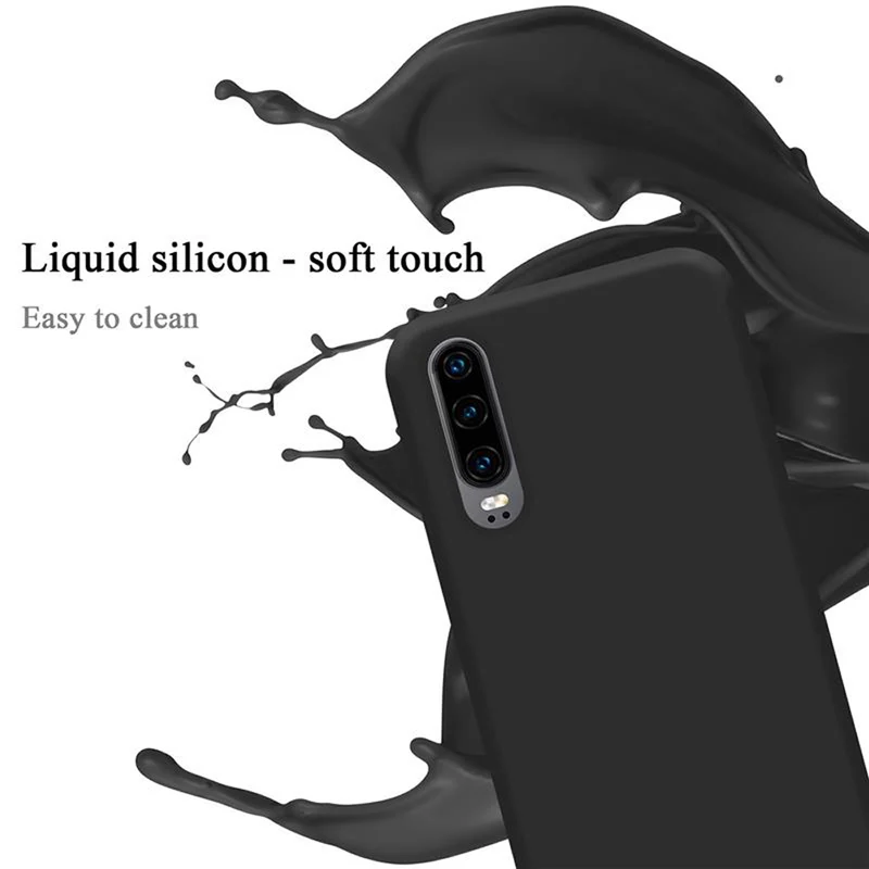 Cadorabo Hülle kompatibel mit Huawei P30 Schutzhülle aus flexiblem TPU Silikon