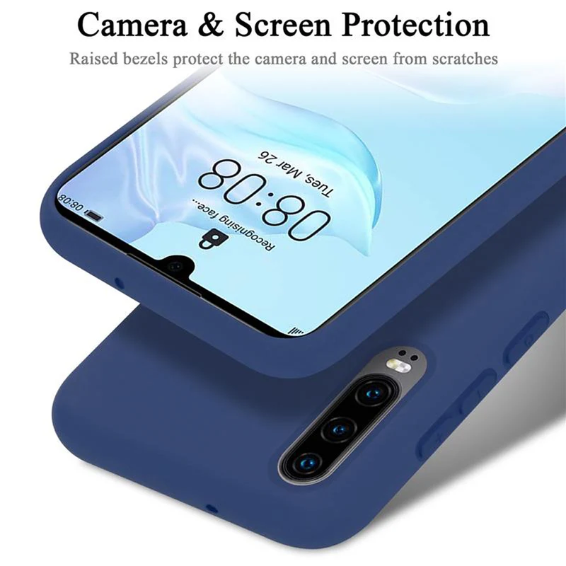 Cadorabo Hülle kompatibel mit Huawei P30 Schutzhülle aus flexiblem TPU Silikon