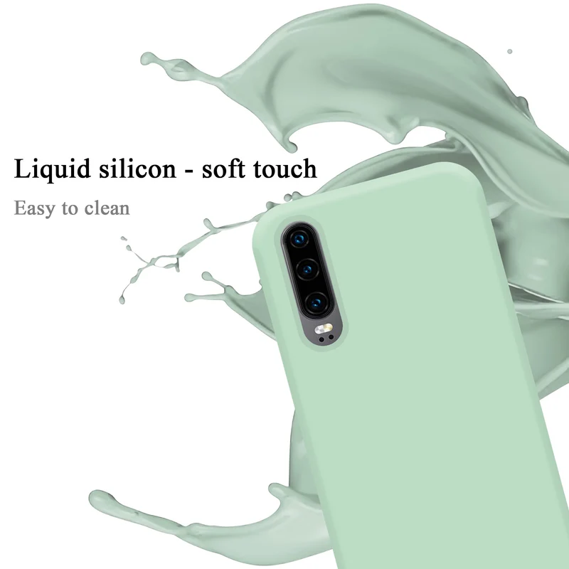 Cadorabo Hülle kompatibel mit Huawei P30 Schutzhülle aus flexiblem TPU Silikon