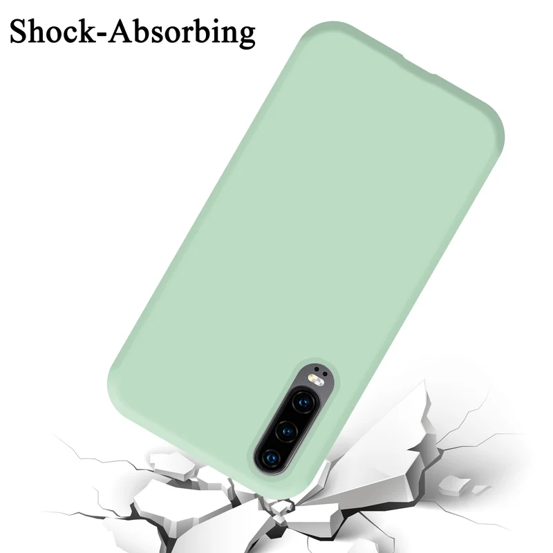 Cadorabo Hülle kompatibel mit Huawei P30 Schutzhülle aus flexiblem TPU Silikon