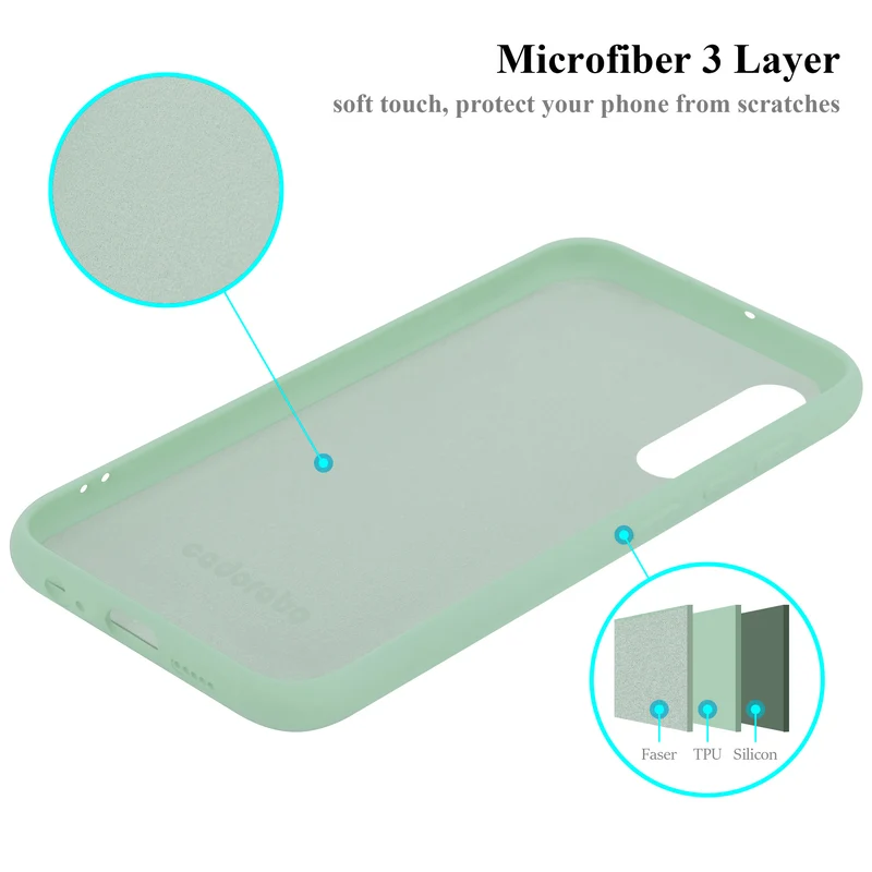 Cadorabo Hülle kompatibel mit Huawei P30 Schutzhülle aus flexiblem TPU Silikon