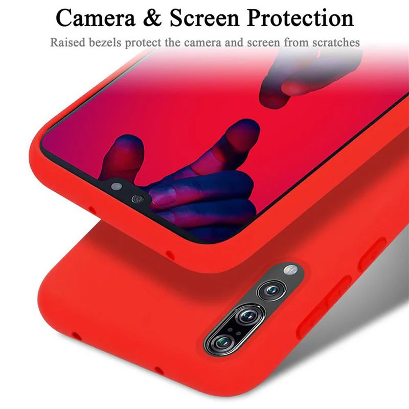 Cadorabo Hülle kompatibel mit Huawei P20 PRO / P20 PLUS Schutzhülle aus flexiblem TPU Silikon