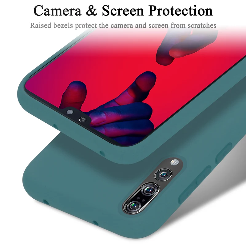 Cadorabo Hülle kompatibel mit Huawei P20 PRO / P20 PLUS Schutzhülle aus flexiblem TPU Silikon