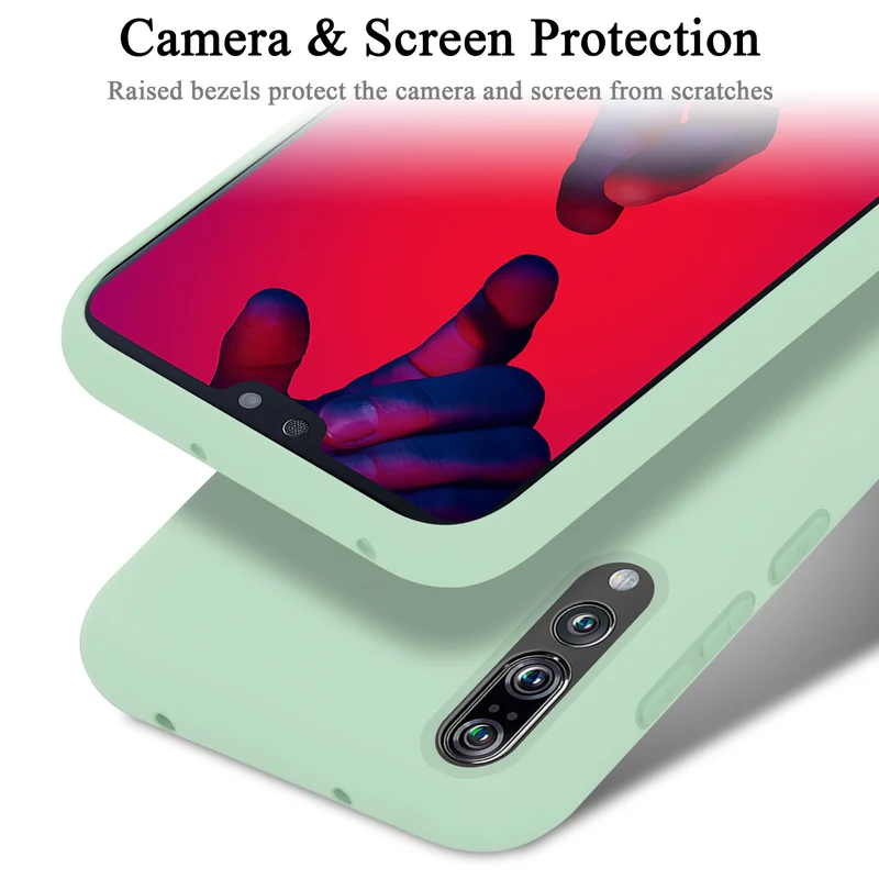 Cadorabo Hülle kompatibel mit Huawei P20 PRO / P20 PLUS Schutzhülle aus flexiblem TPU Silikon