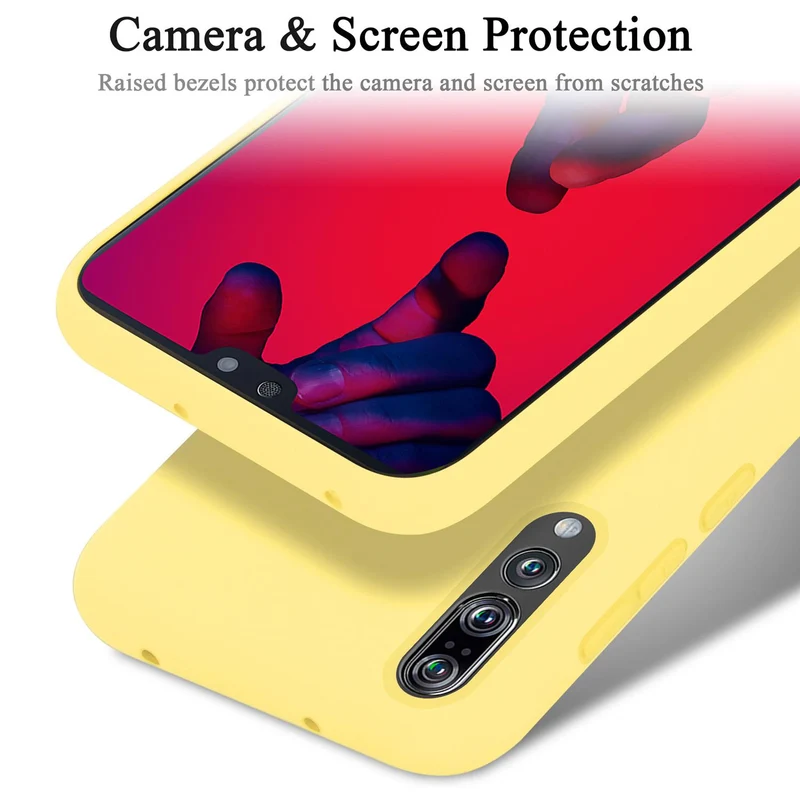 Cadorabo Hülle kompatibel mit Huawei P20 PRO / P20 PLUS Schutzhülle aus flexiblem TPU Silikon