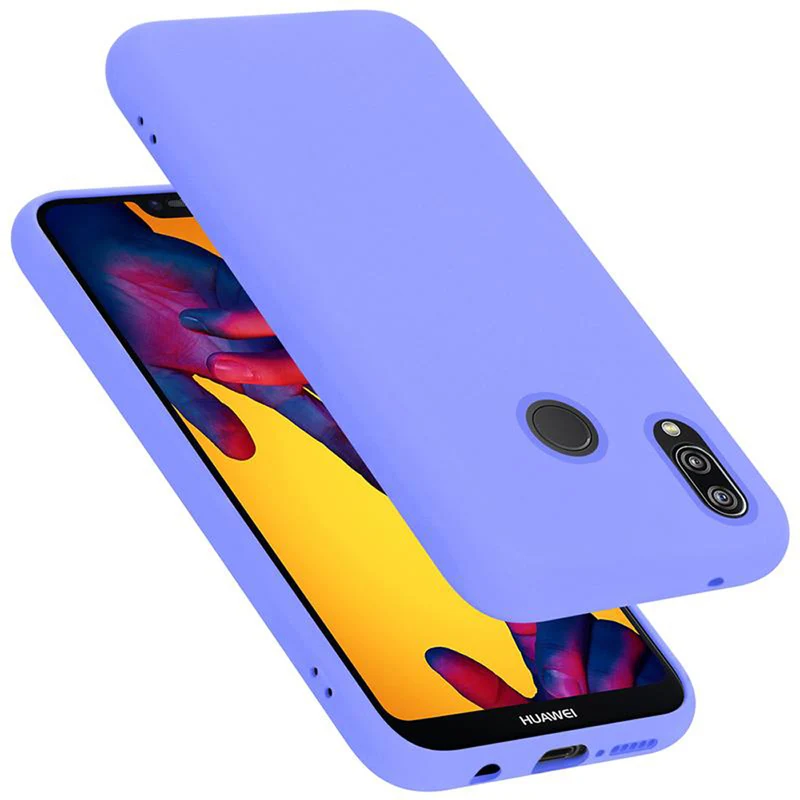 Cadorabo Hülle kompatibel mit Huawei P20 LITE 2018 / NOVA 3E Schutzhülle aus flexiblem TPU Silikon