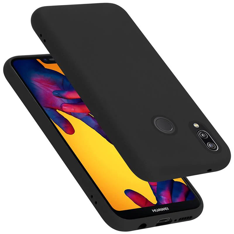 Cadorabo Hülle kompatibel mit Huawei P20 LITE 2018 / NOVA 3E Schutzhülle aus flexiblem TPU Silikon