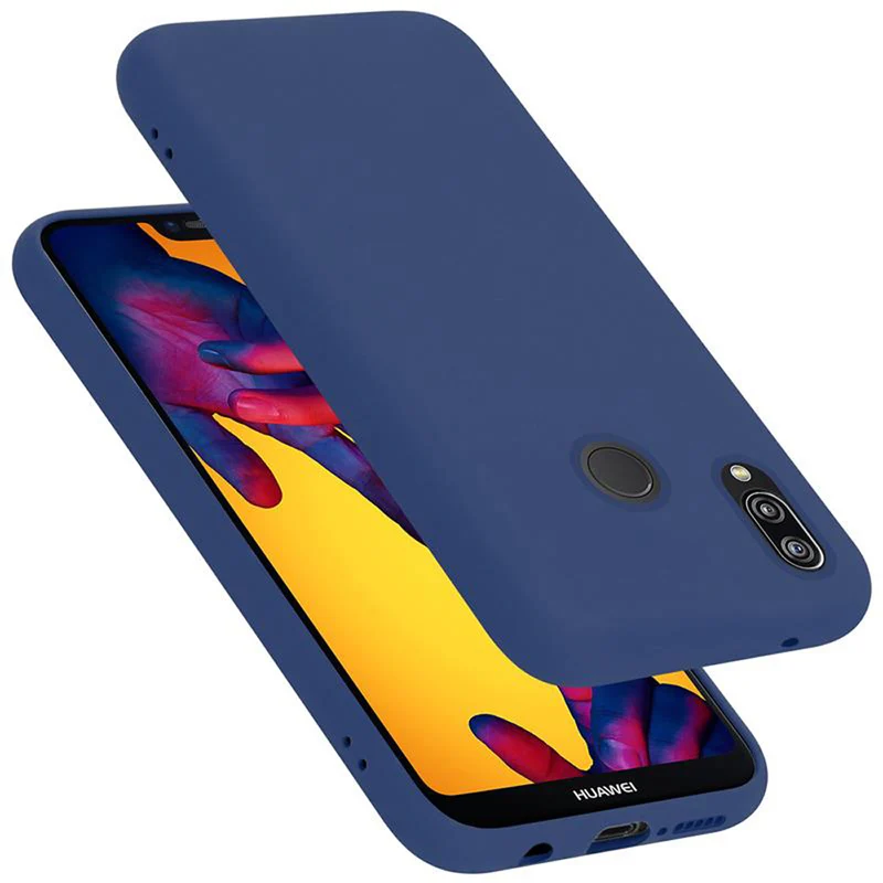 Cadorabo Hülle kompatibel mit Huawei P20 LITE 2018 / NOVA 3E Schutzhülle aus flexiblem TPU Silikon