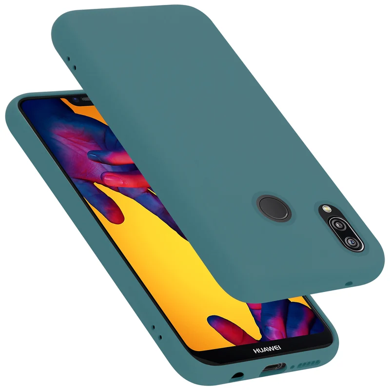 Cadorabo Hülle kompatibel mit Huawei P20 LITE 2018 / NOVA 3E Schutzhülle aus flexiblem TPU Silikon