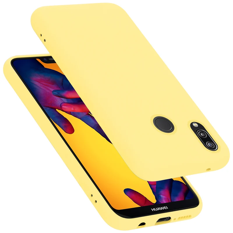 Cadorabo Hülle kompatibel mit Huawei P20 LITE 2018 / NOVA 3E Schutzhülle aus flexiblem TPU Silikon