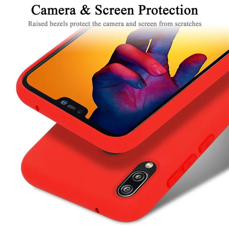 Cadorabo Hülle kompatibel mit Huawei P20 LITE 2018 / NOVA 3E Schutzhülle aus flexiblem TPU Silikon