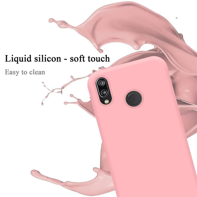 Cadorabo Hülle kompatibel mit Huawei P20 LITE 2018 / NOVA 3E Schutzhülle aus flexiblem TPU Silikon