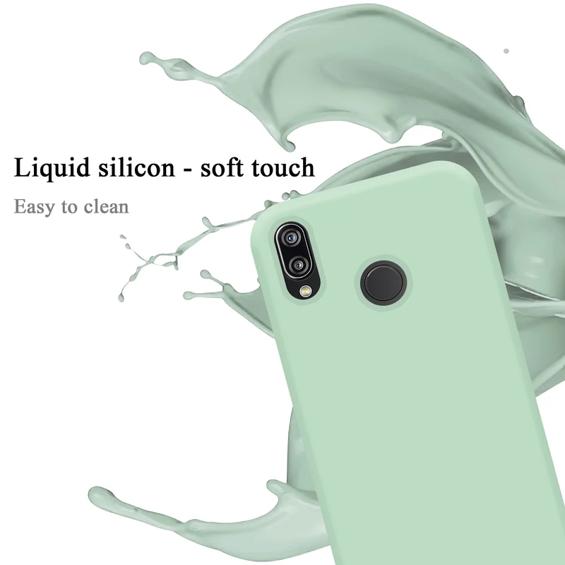 Cadorabo Hülle kompatibel mit Huawei P20 LITE 2018 / NOVA 3E Schutzhülle aus flexiblem TPU Silikon