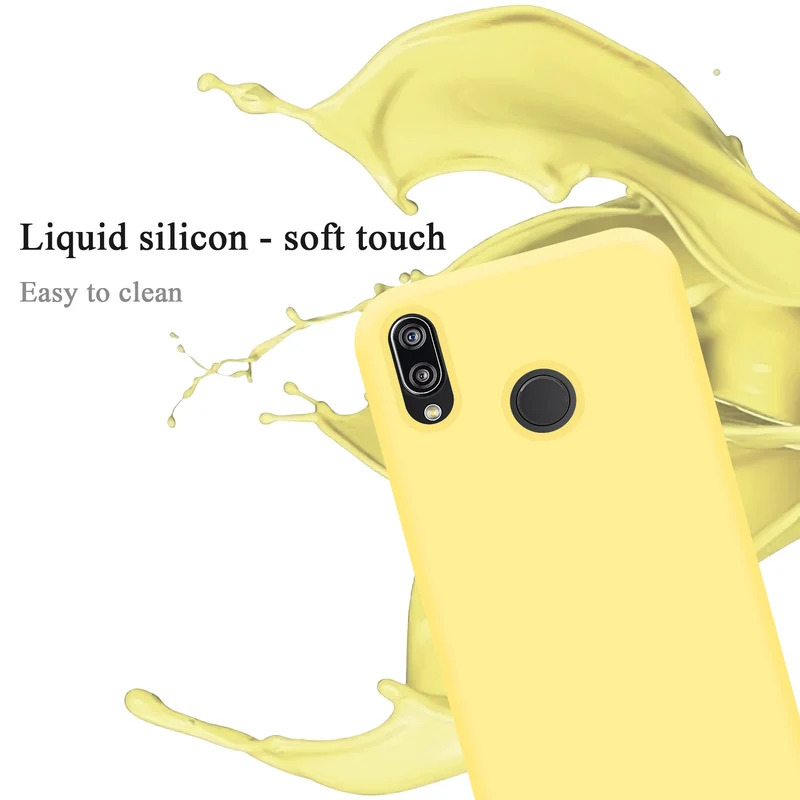 Cadorabo Hülle kompatibel mit Huawei P20 LITE 2018 / NOVA 3E Schutzhülle aus flexiblem TPU Silikon