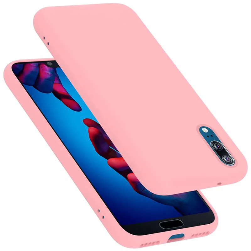 Cadorabo Hülle kompatibel mit Huawei P20 Schutzhülle aus flexiblem TPU Silikon