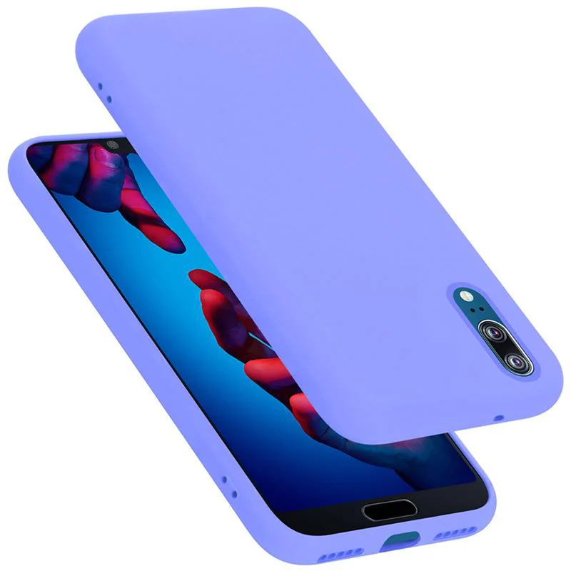 Cadorabo Hülle kompatibel mit Huawei P20 Schutzhülle aus flexiblem TPU Silikon