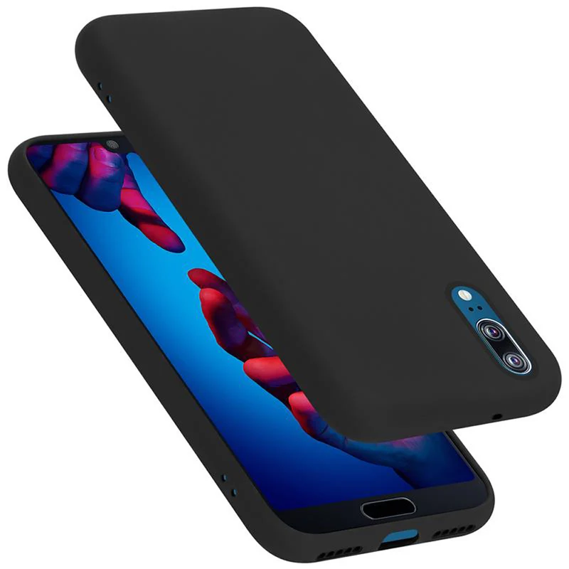 Cadorabo Hülle kompatibel mit Huawei P20 Schutzhülle aus flexiblem TPU Silikon