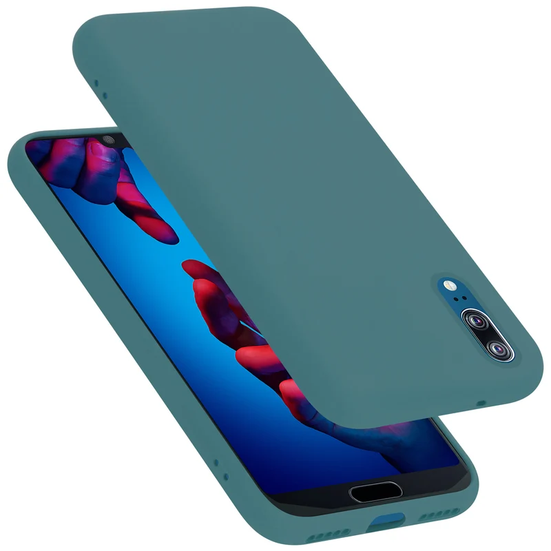 Cadorabo Hülle kompatibel mit Huawei P20 Schutzhülle aus flexiblem TPU Silikon