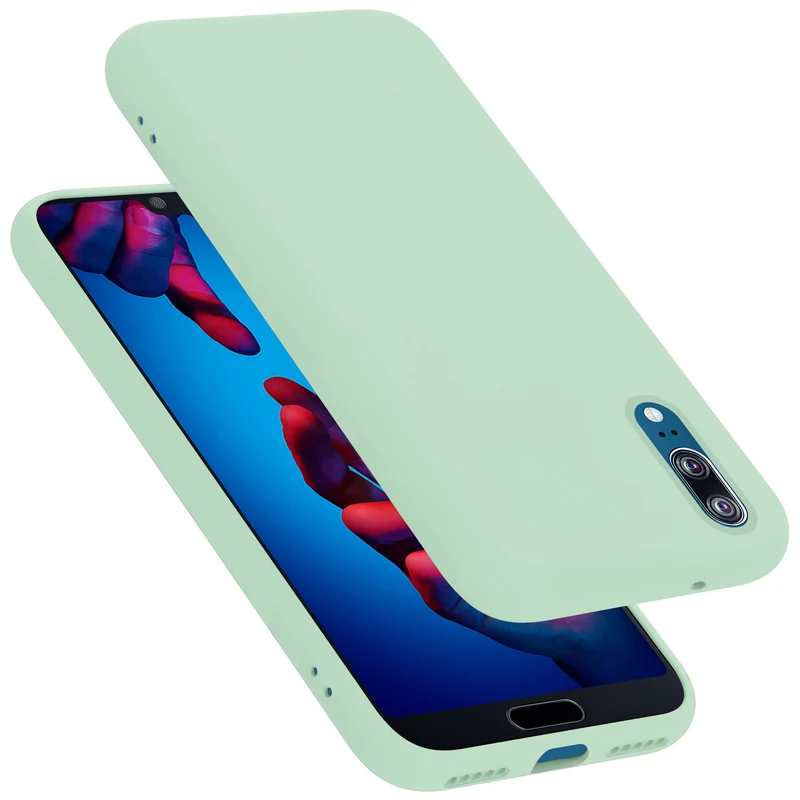 Cadorabo Hülle kompatibel mit Huawei P20 Schutzhülle aus flexiblem TPU Silikon