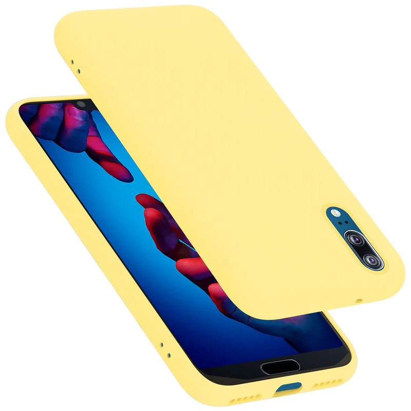 Cadorabo Hülle kompatibel mit Huawei P20 Schutzhülle aus flexiblem TPU Silikon