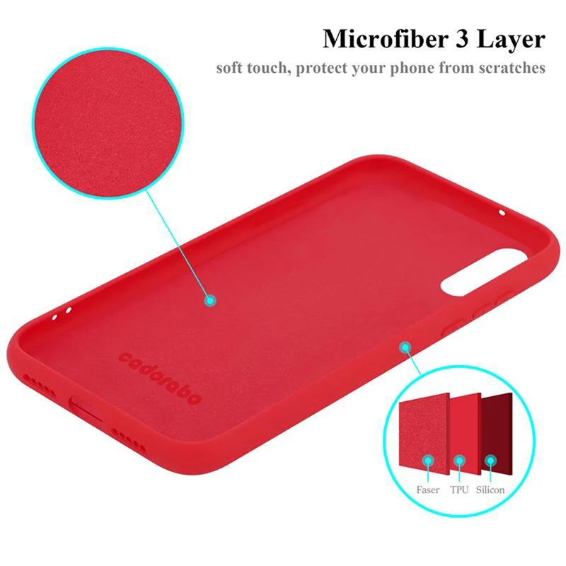 Cadorabo Hülle kompatibel mit Huawei P20 Schutzhülle aus flexiblem TPU Silikon