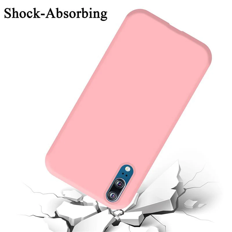 Cadorabo Hülle kompatibel mit Huawei P20 Schutzhülle aus flexiblem TPU Silikon