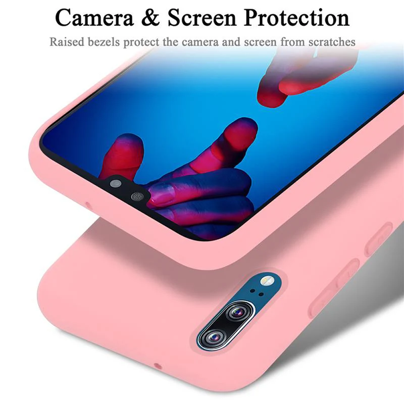 Cadorabo Hülle kompatibel mit Huawei P20 Schutzhülle aus flexiblem TPU Silikon