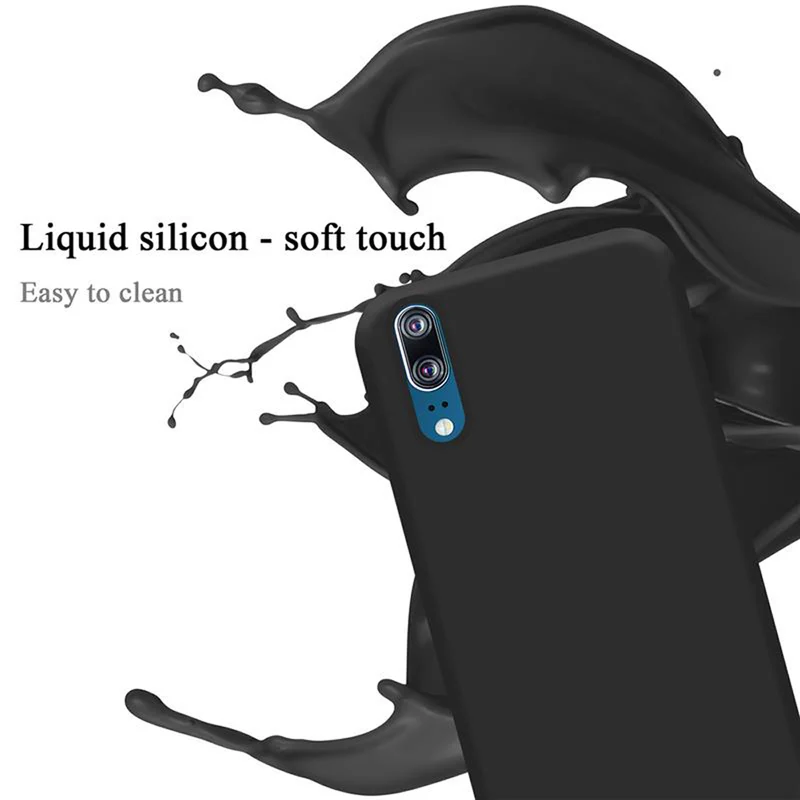 Cadorabo Hülle kompatibel mit Huawei P20 Schutzhülle aus flexiblem TPU Silikon