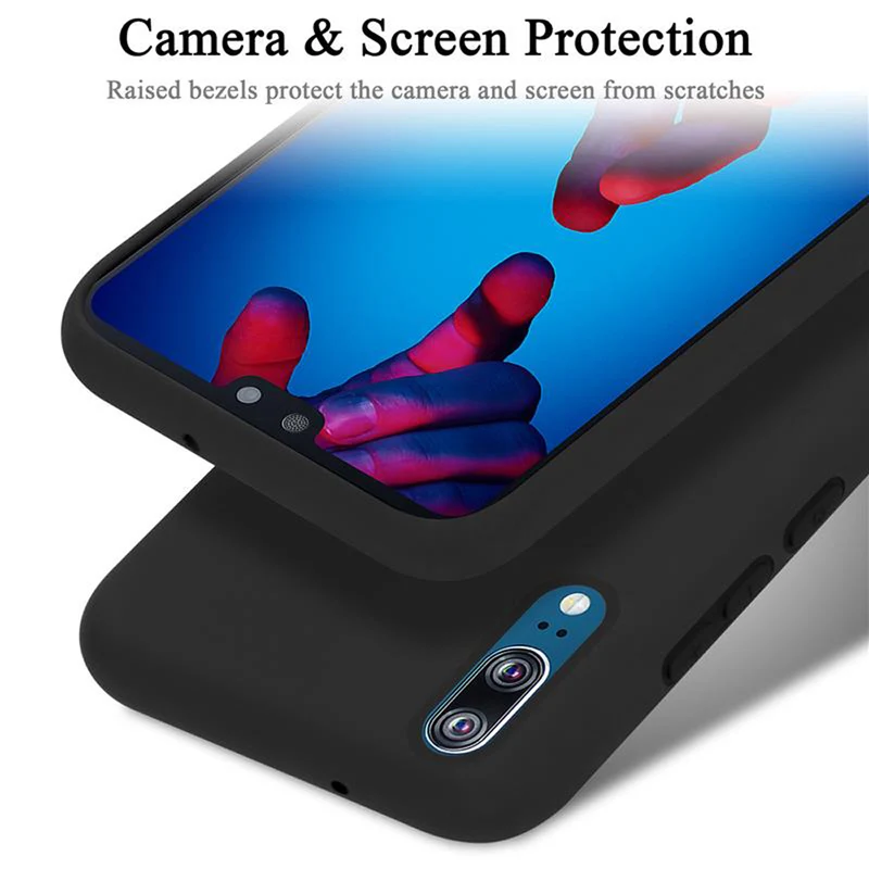 Cadorabo Hülle kompatibel mit Huawei P20 Schutzhülle aus flexiblem TPU Silikon