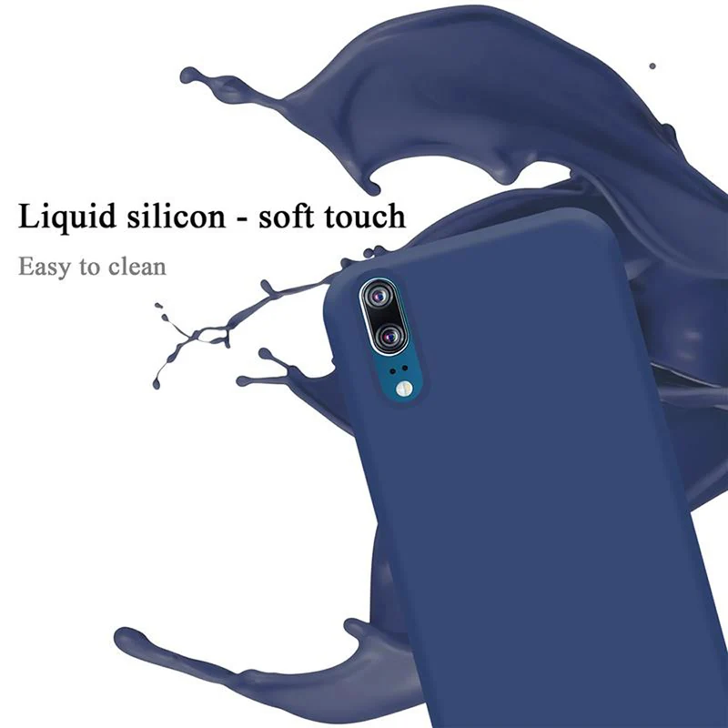 Cadorabo Hülle kompatibel mit Huawei P20 Schutzhülle aus flexiblem TPU Silikon