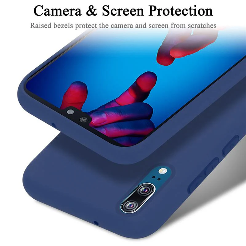 Cadorabo Hülle kompatibel mit Huawei P20 Schutzhülle aus flexiblem TPU Silikon