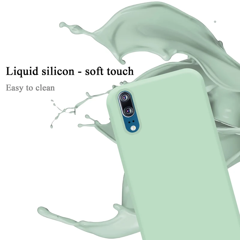 Cadorabo Hülle kompatibel mit Huawei P20 Schutzhülle aus flexiblem TPU Silikon